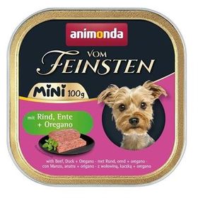 Animonda Vom Feinsten 100 gr Dana ve Ördek Etli Mini Irk Yetişkin Köpek Konservesi