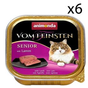 Animonda Vom Feinsten 6 Adet Kuzulu Yaşlı Kedi Konservesi