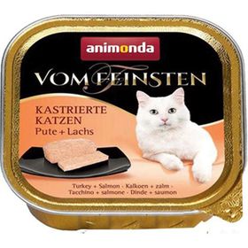 Animonda Vom Feinsten 6x100 gr Hindi Somon Kısırlaştırılmış Kedi Konserve