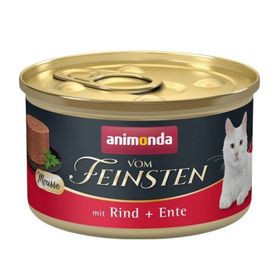 Animonda Vom Feinsten 85 gr Sığırlı ve Ördekli Yetişkin Kedi Konservesi
