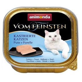 Animonda Vom Feinsten Hindi ve Alabalıklı 100 gr Kısırlastırılmış Kedi Konservesi