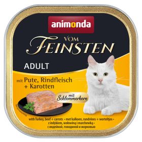 Animonda Vom Feinsten Hindili Sığır ve Havuçlu 100 gr Yetişkin Kedi Konservesi