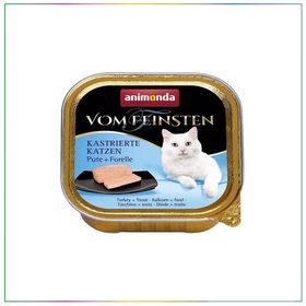 Animonda Vom Feinsten Hindili ve Alabalıklı 100 gr Kısırlaştırılmış Kedi Konservesi