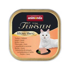 Animonda Vom Feinsten Hindili ve Somonlu 100 gr Kısırlaştırılmış Kedi Konservesi