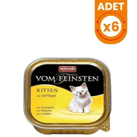 Animonda Vom Feinsten Kitten Kümes Hayvanlı 6x100 gr Konserve Yavru Kedi Maması