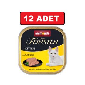 Animonda Vom Feinsten Kümes Hayvanlı 12x100 gr Yavru Kedi Konserve Maması