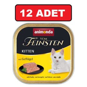 Animonda Vom Feinsten Kümes Hayvanlı 12x100 gr Yavru Kedi Konserve Maması