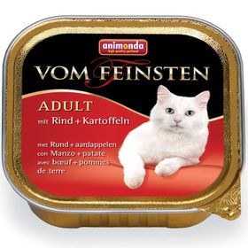 Animonda Vom Feinsten Sığır Etli 6x100 gr Yetişkin Kedi Konservesi