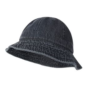 ANIMQUE 5659 Balıkçı Katlanabilir Kubbe Retro Unisex Siyah Kot Şapka