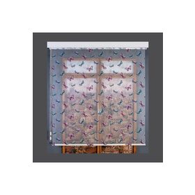 Aniper Zebra Beyaz Geniş Plise 190x200 cm -190x200 cm Stor Perde