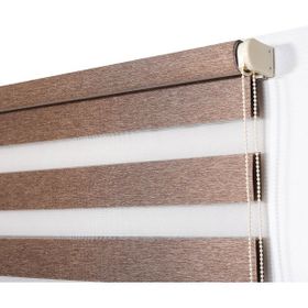 Anıper Zebra Kahve Bamboo 130x260 cm Stor Perde