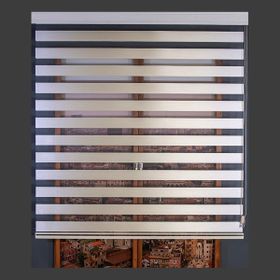Anıper Zebra Krem Bamboo 230x260 cm Stor Perde