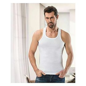 Anıt 1106 Ribana Spor Renkli 3'lü Beyaz Erkek Atlet