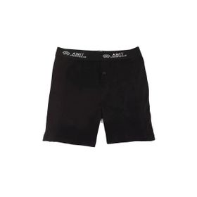 Anıt 1114 Likralı Uzun 3 Adet Siyah Erkek Boxer