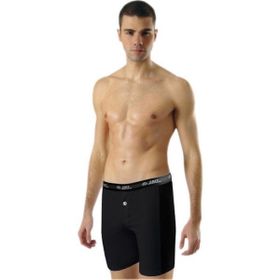 Anıt 1114 Likralı Uzun Siyah Erkek Boxer