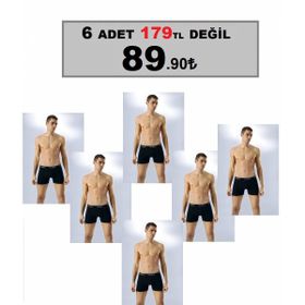Anıt 1115 Kısa Paça Siyah Boxer
