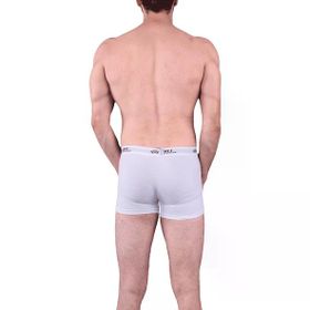 Anıt 1115 Likralı Esnek 3'lü Beyaz Erkek Boxer