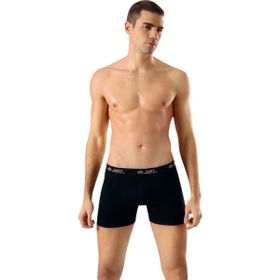 Anıt 1115 Likralı Esnek 6'lı Siyah Erkek Boxer