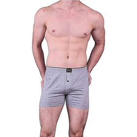 Anıt 1146 Düğmeli 3'lü Gri Erkek Boxer