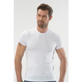 Anıt 1203 Modal O Yaka Kollu 3 Adet Beyaz Erkek Atlet