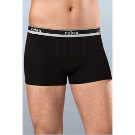 Anıt 1268 Siyah 3 Adet Relax Pamuklu Esnek Erkek Boxer