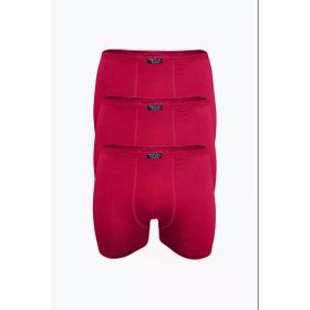 Anıt 1273 Bambu 3 Adet Bordo Erkek Boxer