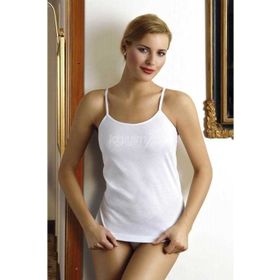 Anıt 2101 Ribana Biyeli İp Askılı Beyaz XL Beden Body