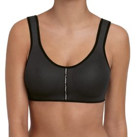 Anita 5560 Pan Alp Air Antrasit Siyah Spor Sütyeni