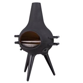 Aniva Cosa Siyah Kısa Metal Ayaklı Barbekü