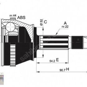Anka 20502005 Palıo 1.6-Albea 1.4 Sole Aks Kafası