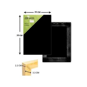 Anka 25x35 Art Siyah Astarlı Tuval