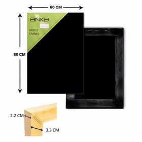 Anka 60x80 Art Siyah Astarlı Tuval