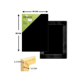 Anka 60x80 Art Siyah Astarlı Tuval