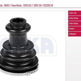 Anka 9003 J9 Aks Dış Körüğü