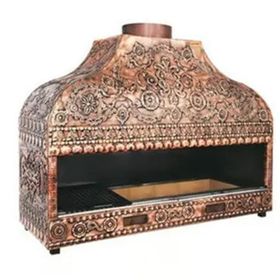 Anka BKI150 150x60x120 cm Bakır Pro Kapalı Izgara