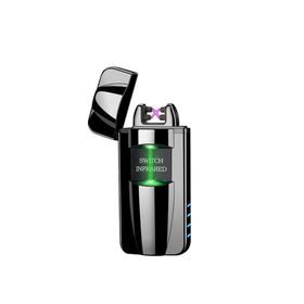 Anka Gümüş Sensörlü Alevsiz USB Şarjlı Tesla Çakmak