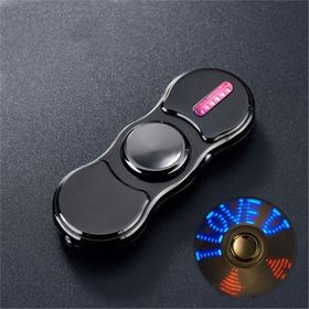 Anka Stres Çarklı Işıklı Usb Şarjlı Tesla Füme Çakmak