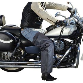 Ankaflex Standart Motorcu Sürücü Pantolonu Sıvı Rüzgar Geçirmez Isı Yalıtımlı Koruyucu Siyah Scooter Motosiklet Dizliği