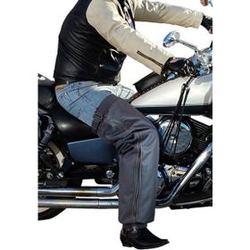 Ankaflex Standart Motorcu Sürücü Pantolonu Sıvı Rüzgar Geçirmez Isı Yalıtımlı Koruyucu Siyah Scooter Motosiklet Dizliği