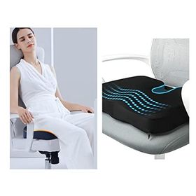 Ankanorm Cocix Siyah Oturma Bel Destek Ortopedik Visco Yastık