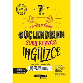 Ankara 7. Sınıf İngilizce Güçlendiren Soru Bankası 2023