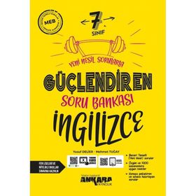 Ankara 7. Sınıf İngilizce Güçlendiren Soru Bankası 2023