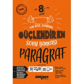 Ankara 8. Sınıf Paragraf Güçlendiren Soru Bankası 2024