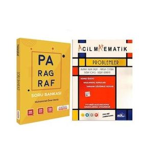 Ankara Kitap Merkezi Paragraf ve Acil Problemlerin İlacı Soru Bankası Seti 2 Kitap