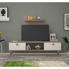 Ankara MobiLya Emre Beyaz 140 cm Tv Sehpası