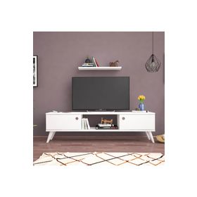 Ankara MobiLya Emre Beyaz 140 cm Tv Sehpası