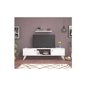 Ankara MobiLya Emre Beyaz 140 cm Tv Sehpası
