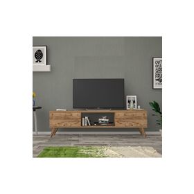 Ankara Mobilya Wood Ahşap Ayaklı Atlantik Çam 160 cm Tv Ünitesi