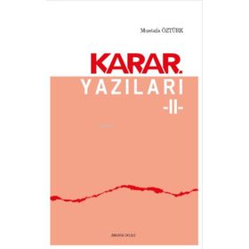 Ankara Okulu Yayınları Karar Yazıları 2