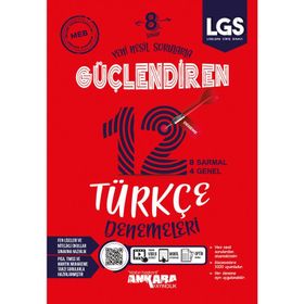 Ankara Yayın 8. Sınıf Güçlendiren Türkçe Denemeleri